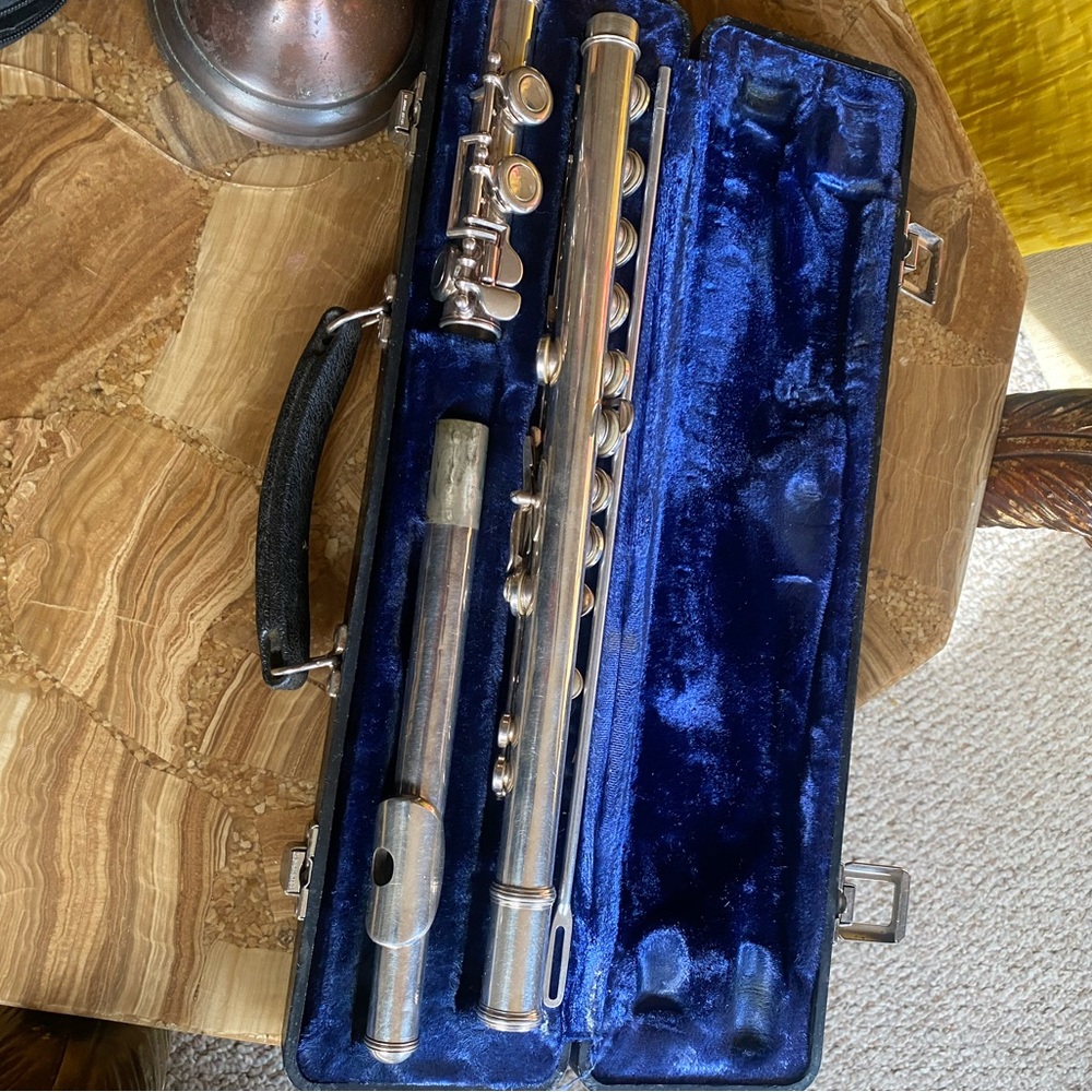 Classic Silver Flute with Case